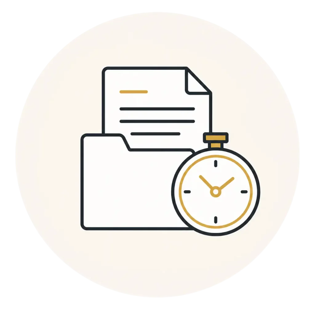 processing time icon